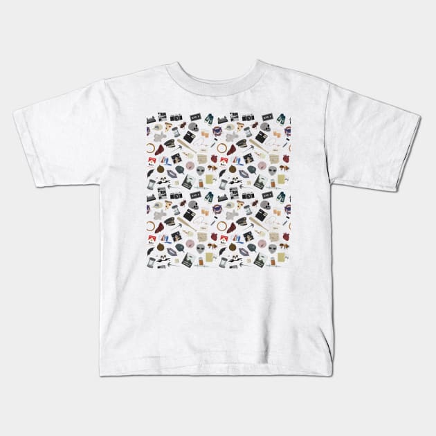 X Files Episodes Pattern Kids T-Shirt by sixhours